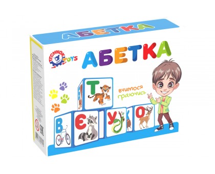 Іграшка кубики "Абетка ТехноК" (укр.), арт.0212