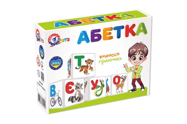 Іграшка кубики "Абетка ТехноК" (укр.), арт.0212