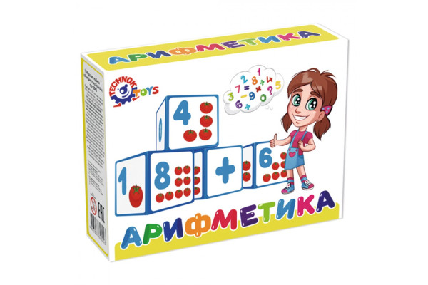 Іграшка кубики "Арифметика ТехноК", арт.0243