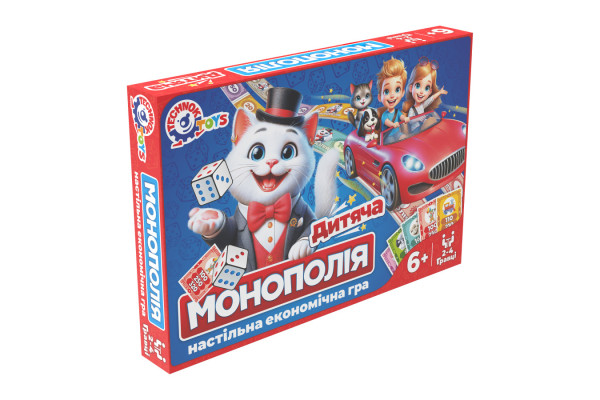 Настільна гра "Дитяча монополія ТехноК", арт.0755