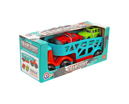 Автовоз з автомобілями ТехноК арт.0938 – Іграшковий транспорт для дітей