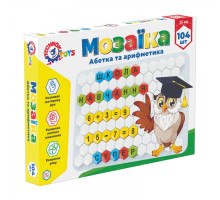 Іграшка мозаїка "Абетка та арифметика ТехноК" (укр.), арт.2223