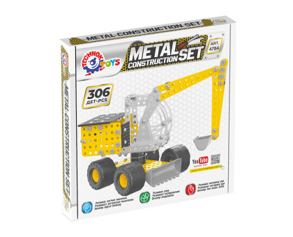 Конструктор металевий "Ескаватор ТехноК", арт.4784
