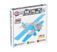 Конструктор металевий "Літак-біплан ТехноК", арт.4791